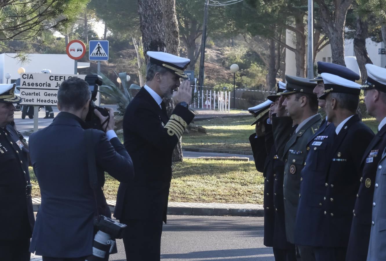 El Rey visita Rota y San Fernando