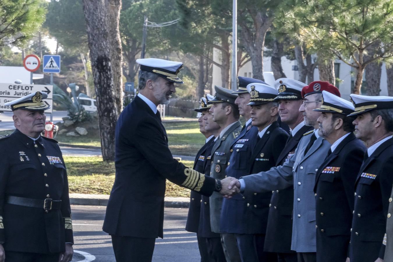 El Rey visita Rota y San Fernando