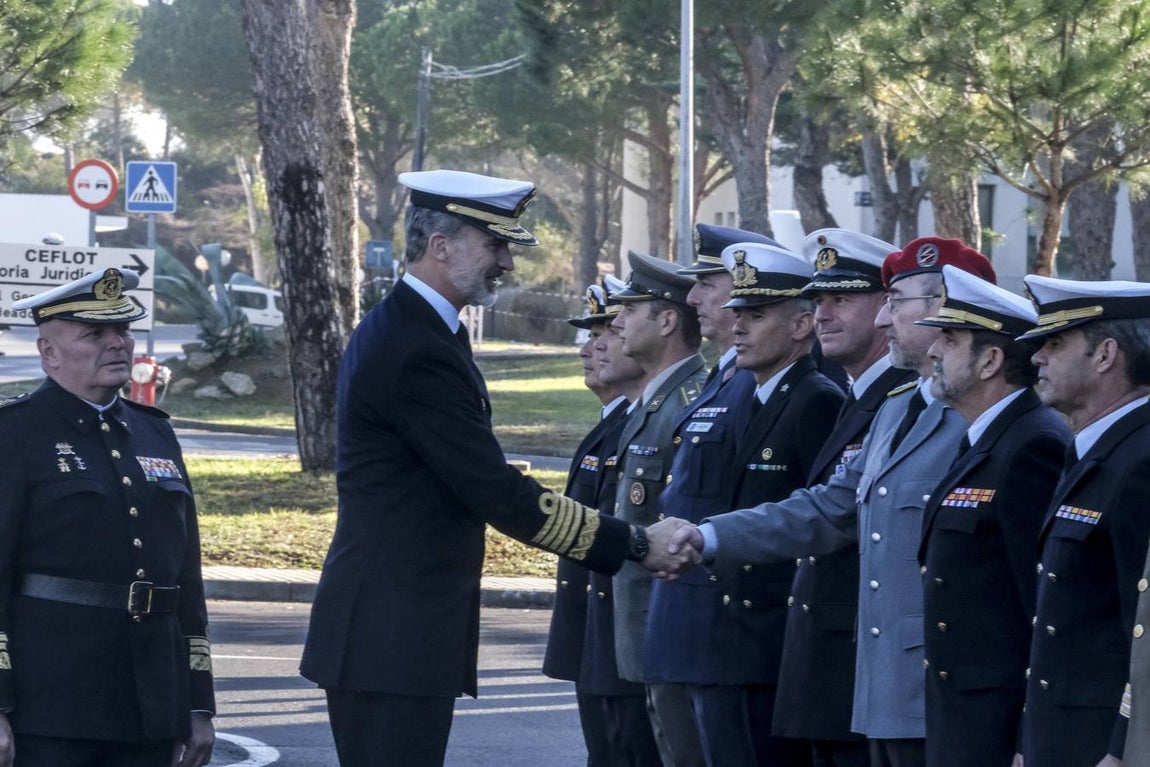 El Rey visita Rota y San Fernando
