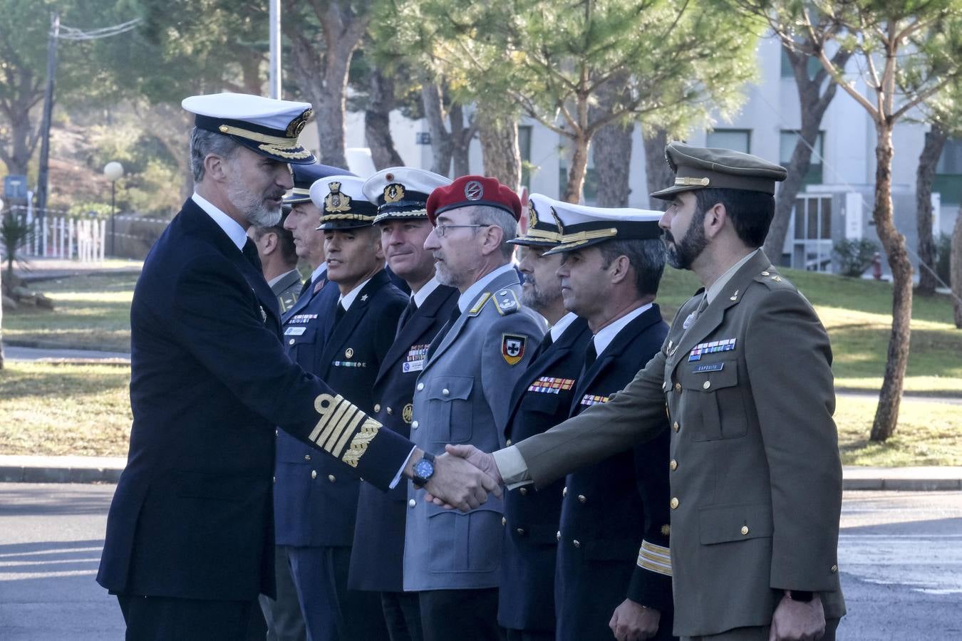 El Rey visita Rota y San Fernando