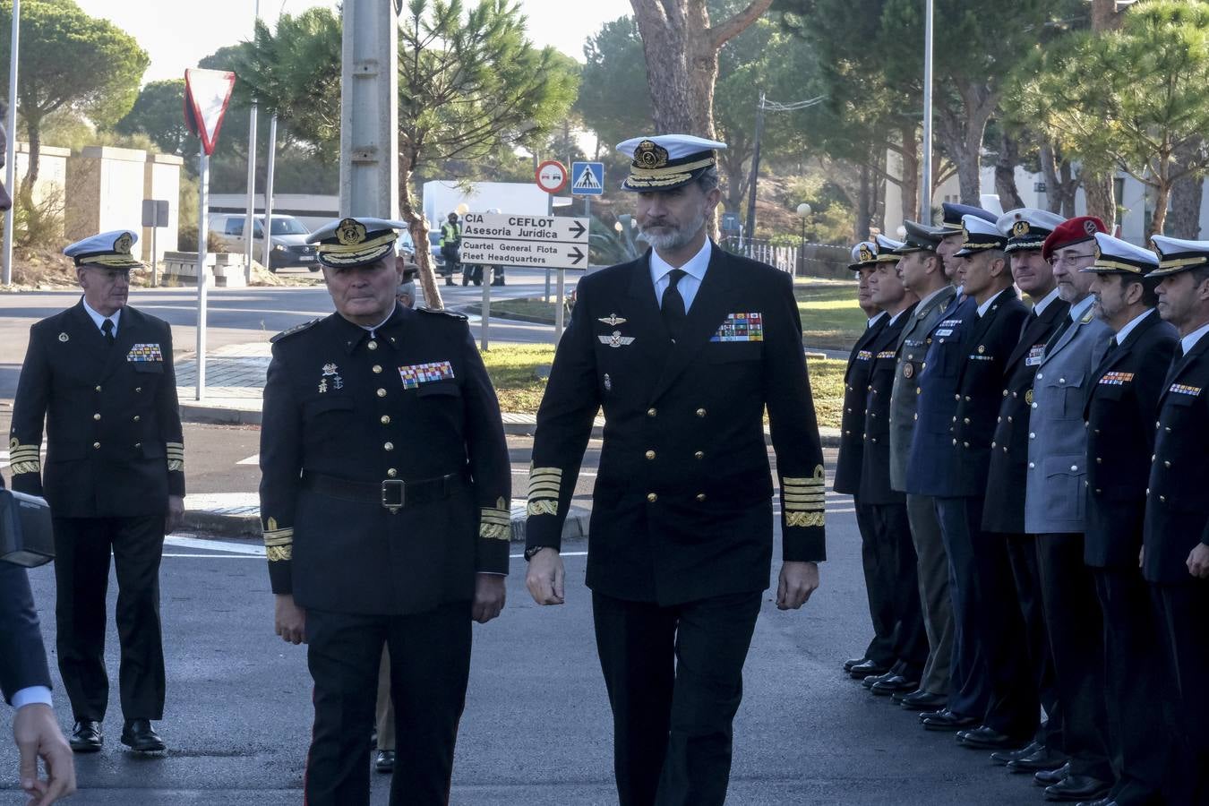 El Rey visita Rota y San Fernando