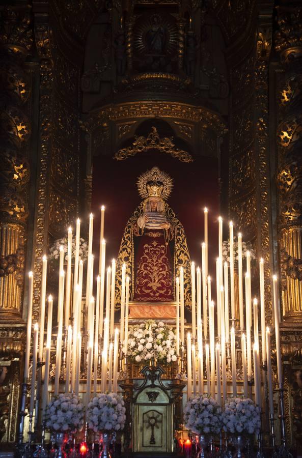 Altar de triduo de la Virgen de la Cabeza