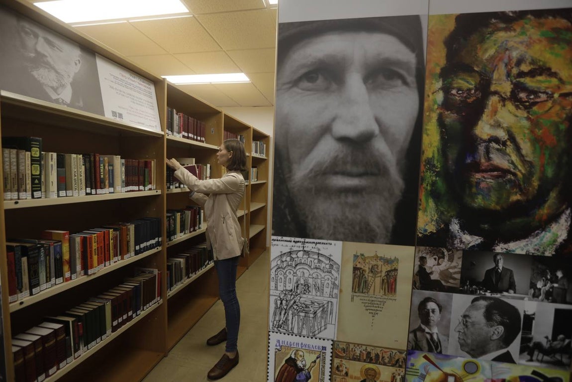 Inauguración de la primera biblioteca Pushkin en España