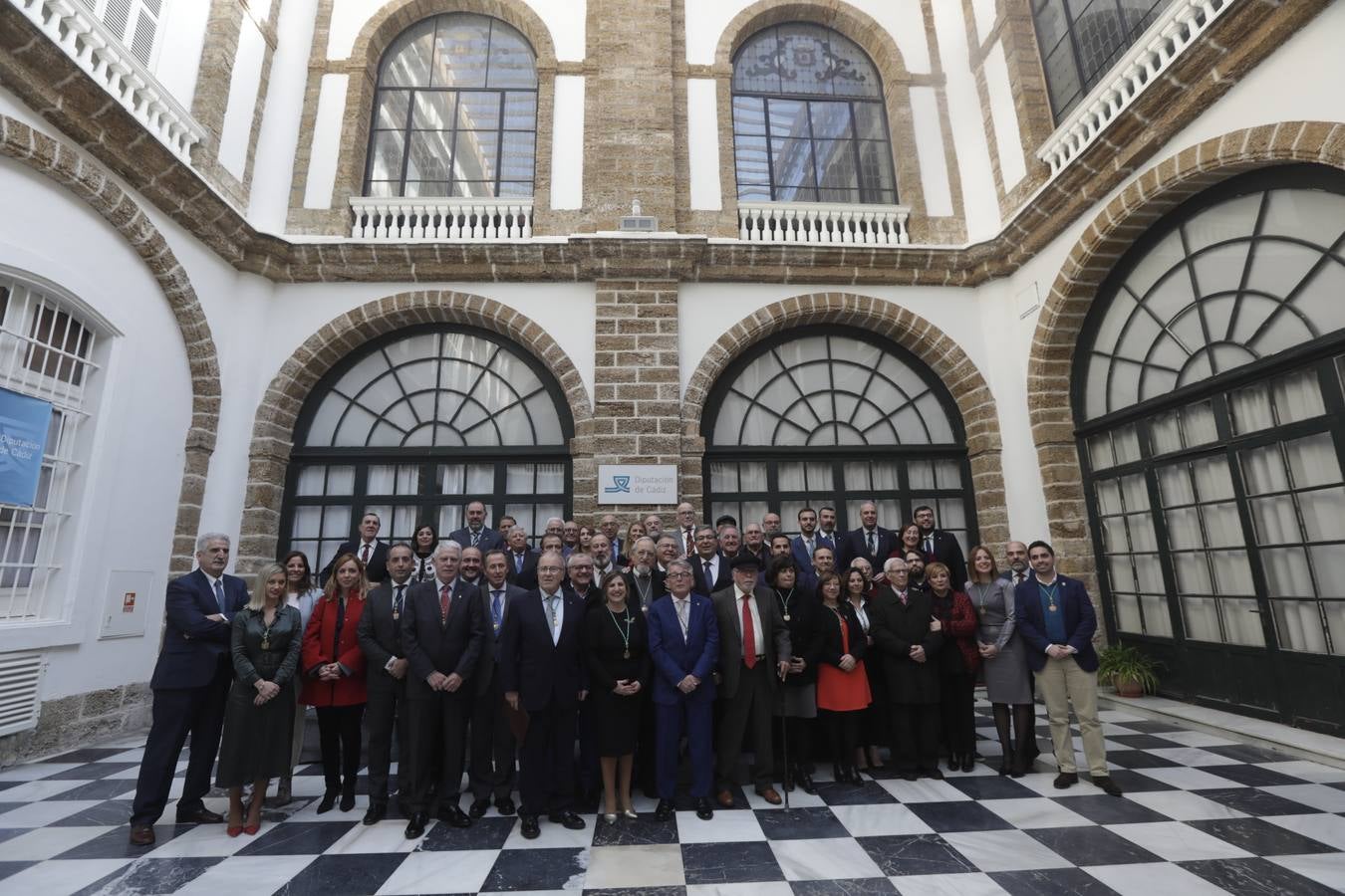 Acto institucional en Diputación, que celebra los 40 años de la primera corporación