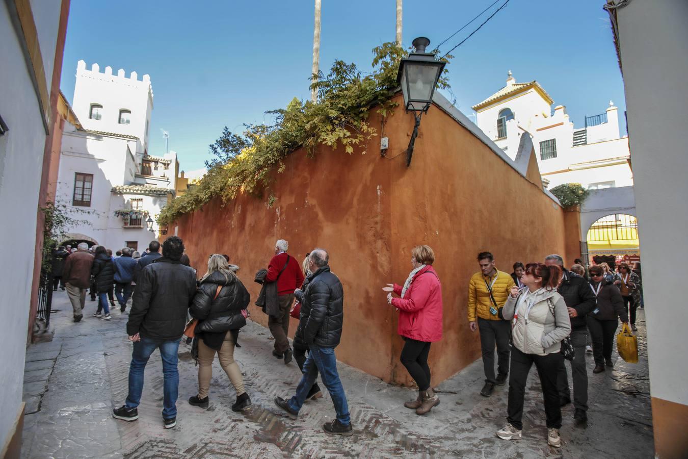 Lleno total en el centro de Sevilla