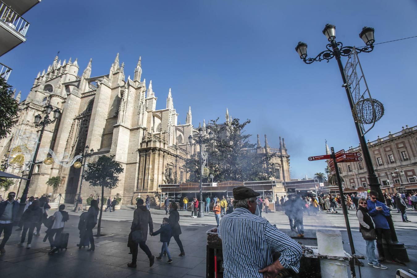 Lleno total en el centro de Sevilla