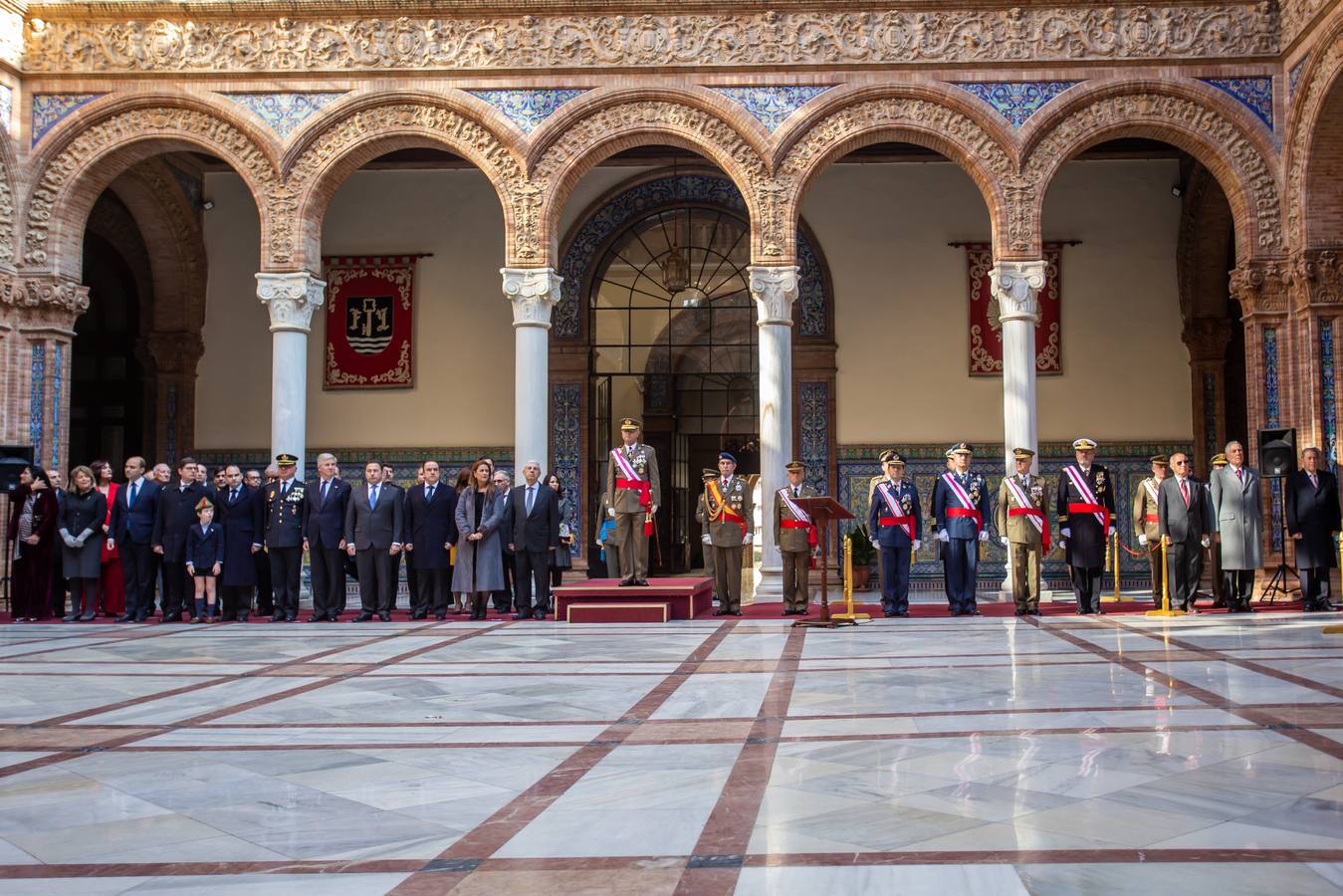 En imágenes, actos en honor a la Inmaculada Concepción en Capitanía de Sevilla