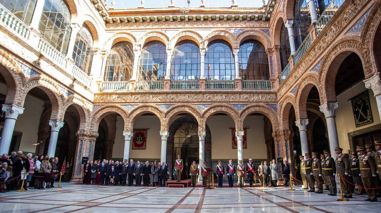 En imágenes, actos en honor a la Inmaculada Concepción en Capitanía de Sevilla