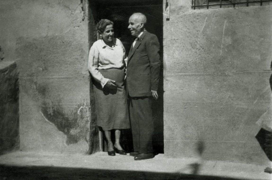 El matrimonio fundador del panadería Brasal, Mariano y Paca. 