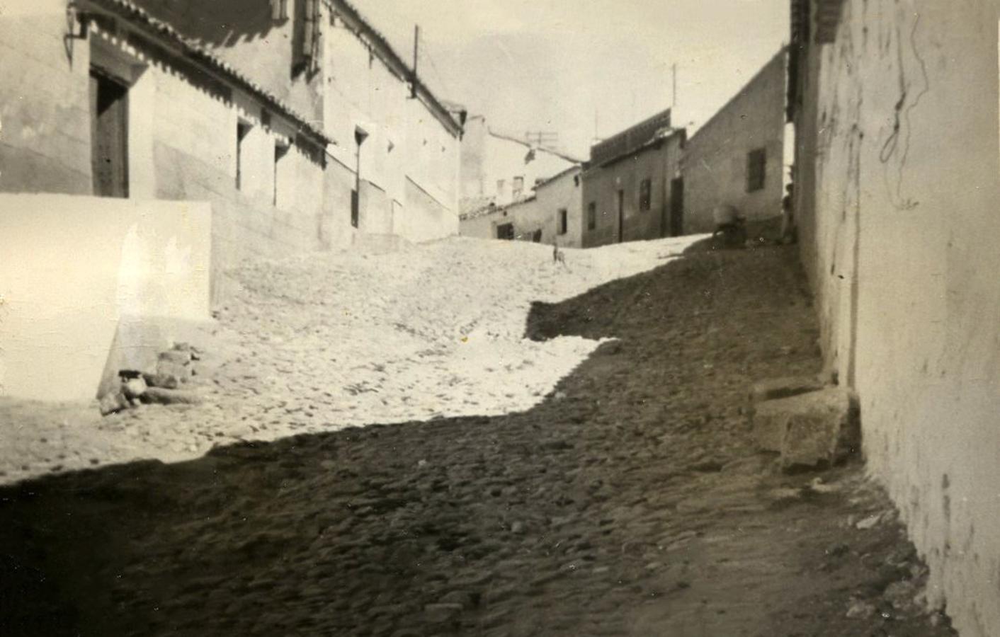 El barrio de Covachuelas en los años 60. 
