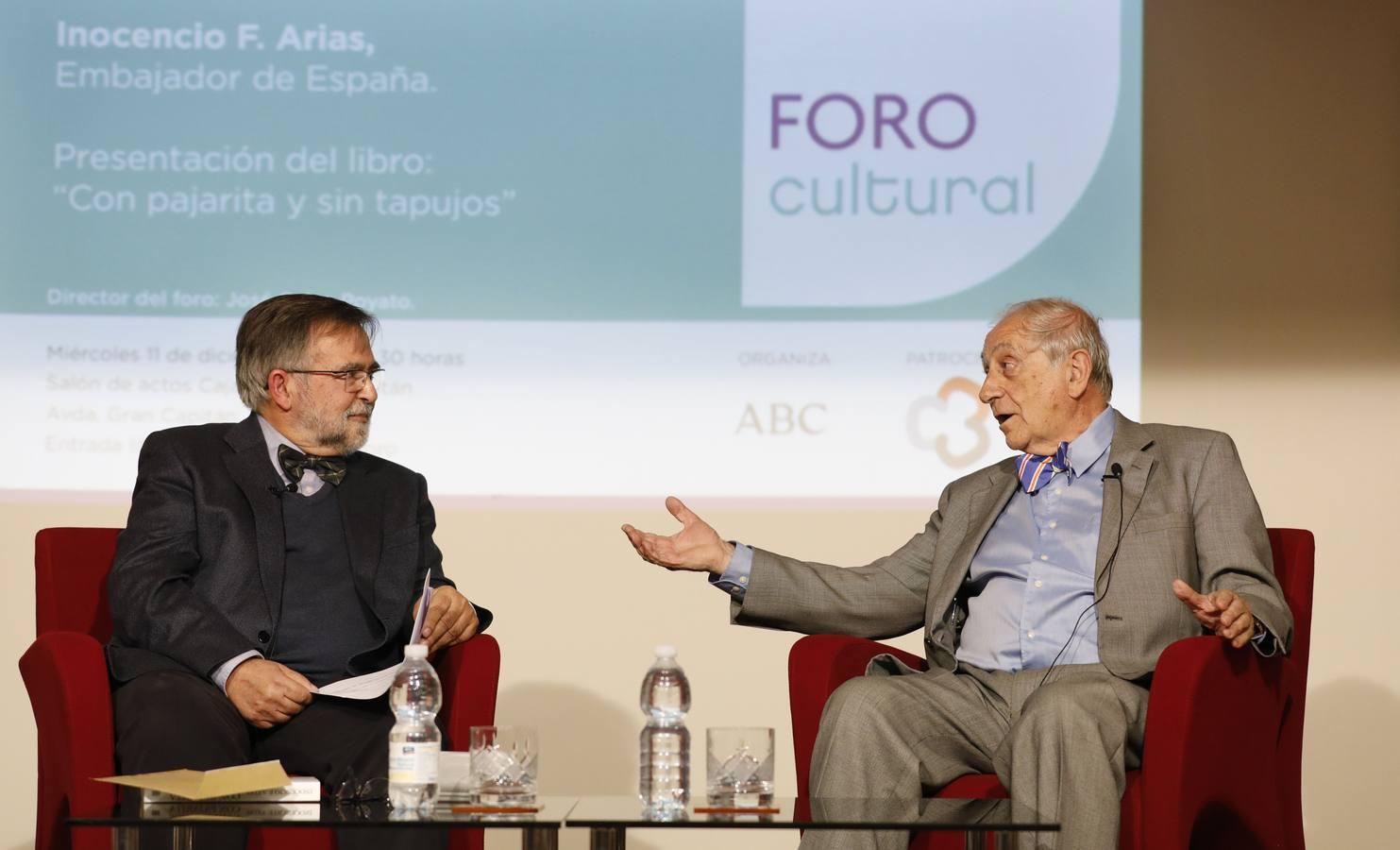 El Foro Cultural de ABC Córdoba con Inocencio Arias, en imágenes