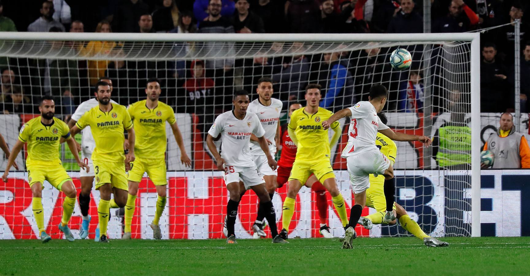 En imágenes, la derrota del Sevilla FC ante el Villarreal