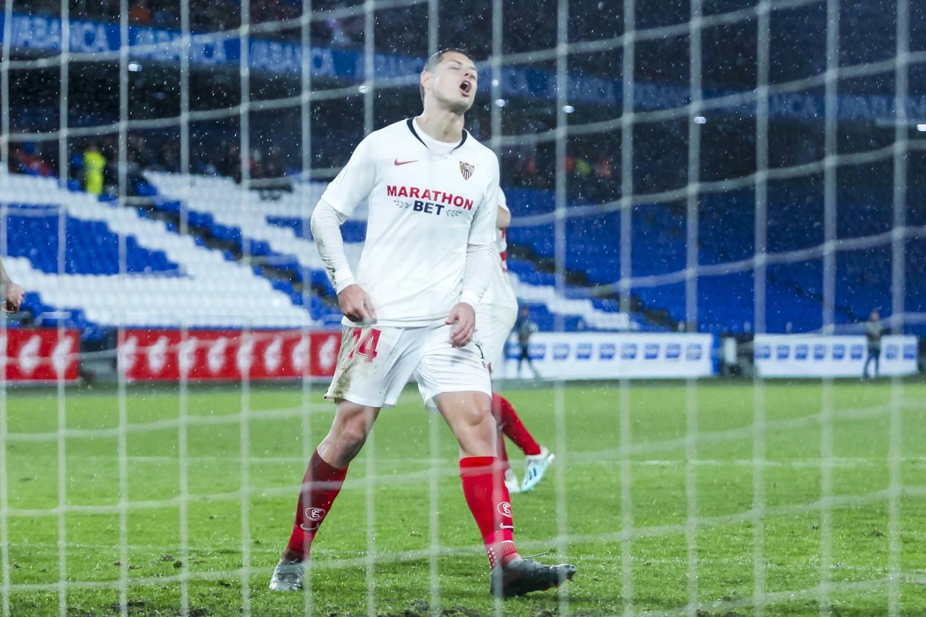 En imágenes, el Bergantiños-Sevilla de la primera ronda de la Copa del Rey