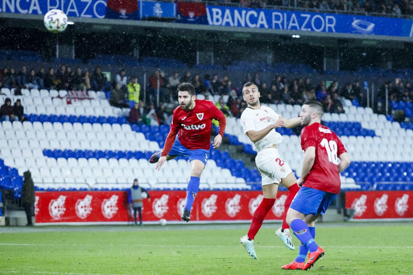 En imágenes, el Bergantiños-Sevilla de la primera ronda de la Copa del Rey