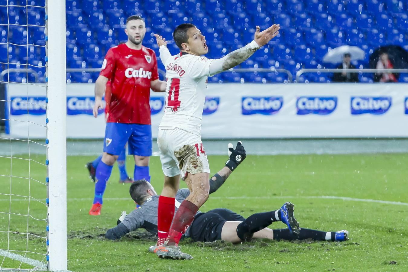 En imágenes, el Bergantiños-Sevilla de la primera ronda de la Copa del Rey