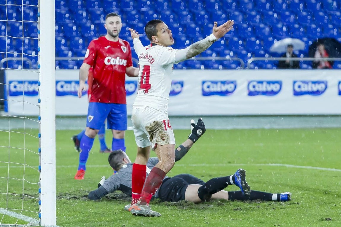 En imágenes, el Bergantiños-Sevilla de la primera ronda de la Copa del Rey
