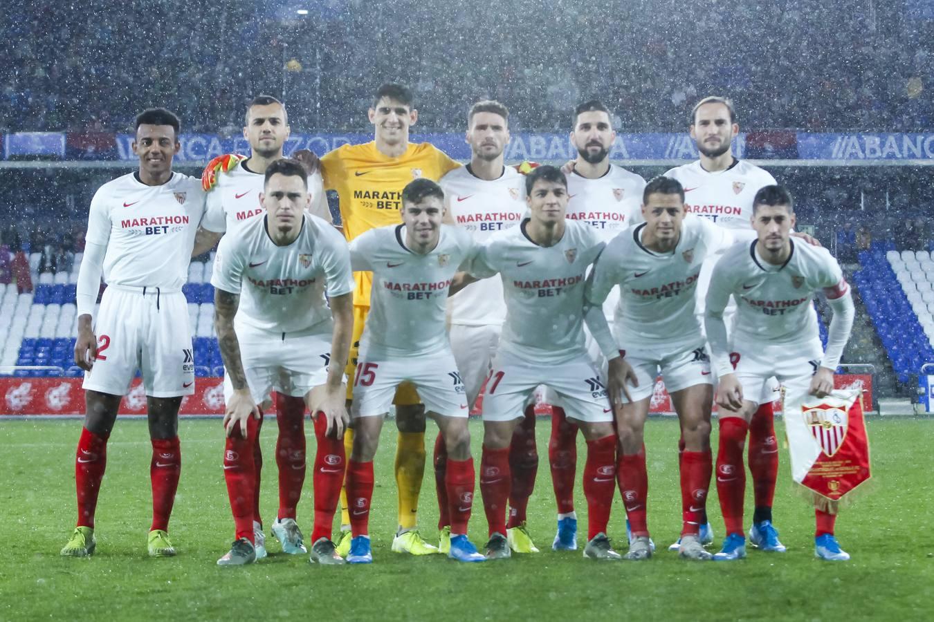 En imágenes, el Bergantiños-Sevilla de la primera ronda de la Copa del Rey