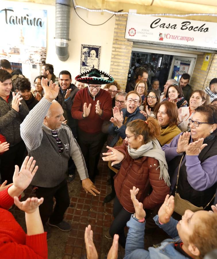 La alegría de la Lotería de Navidad a lo largo de la historia en Sevilla