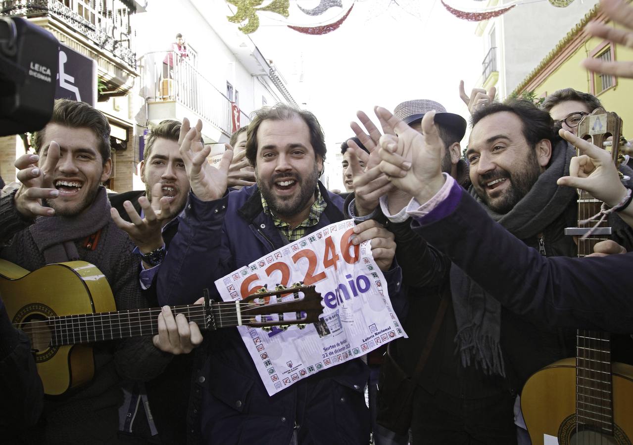 La alegría de la Lotería de Navidad a lo largo de la historia en Sevilla