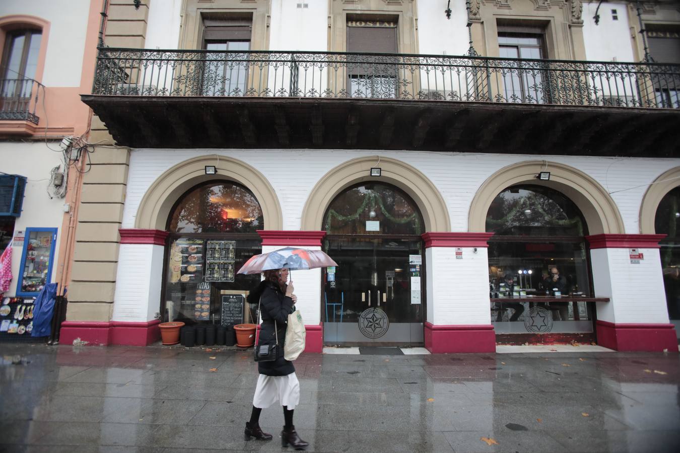 Las imágenes de Sevilla azotada por el temporal