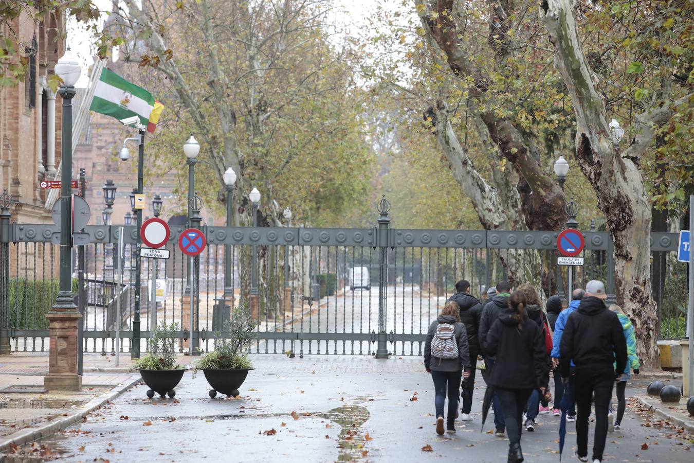 Las imágenes de Sevilla azotada por el temporal