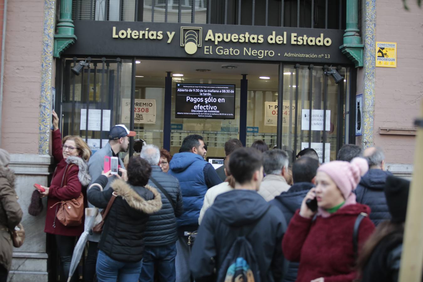 Lotería de Navidad 2019: la víspera del sorteo del «Gordo» en Sevilla