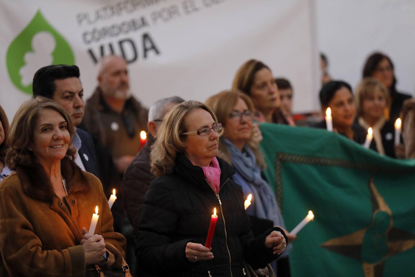 La concentración por la vida en Córdoba, en imágenes