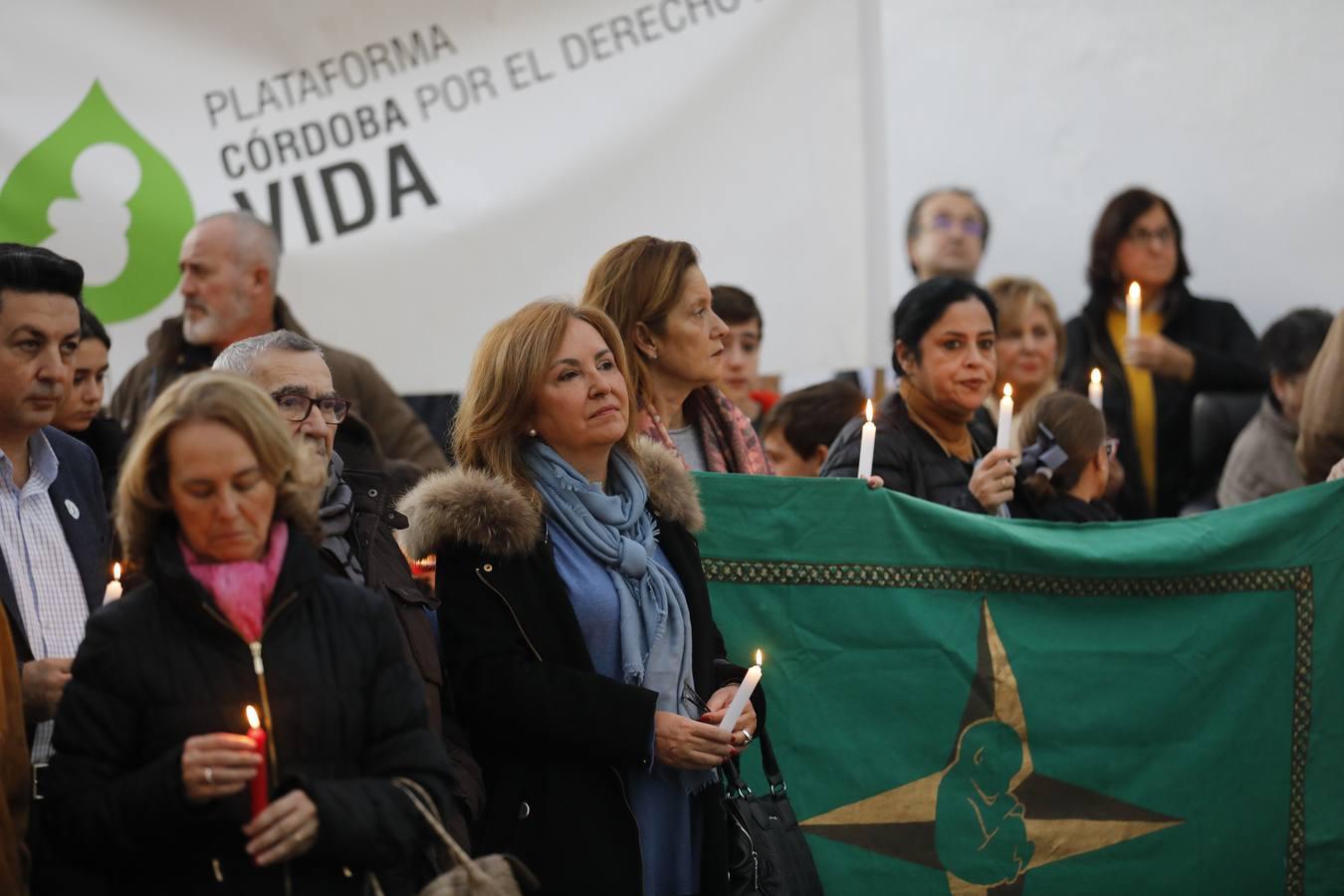 La concentración por la vida en Córdoba, en imágenes