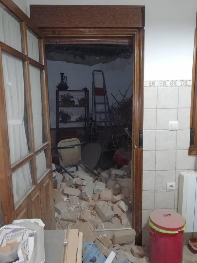 Los daños de la explosión de gas en Pozoblanco, en imágenes