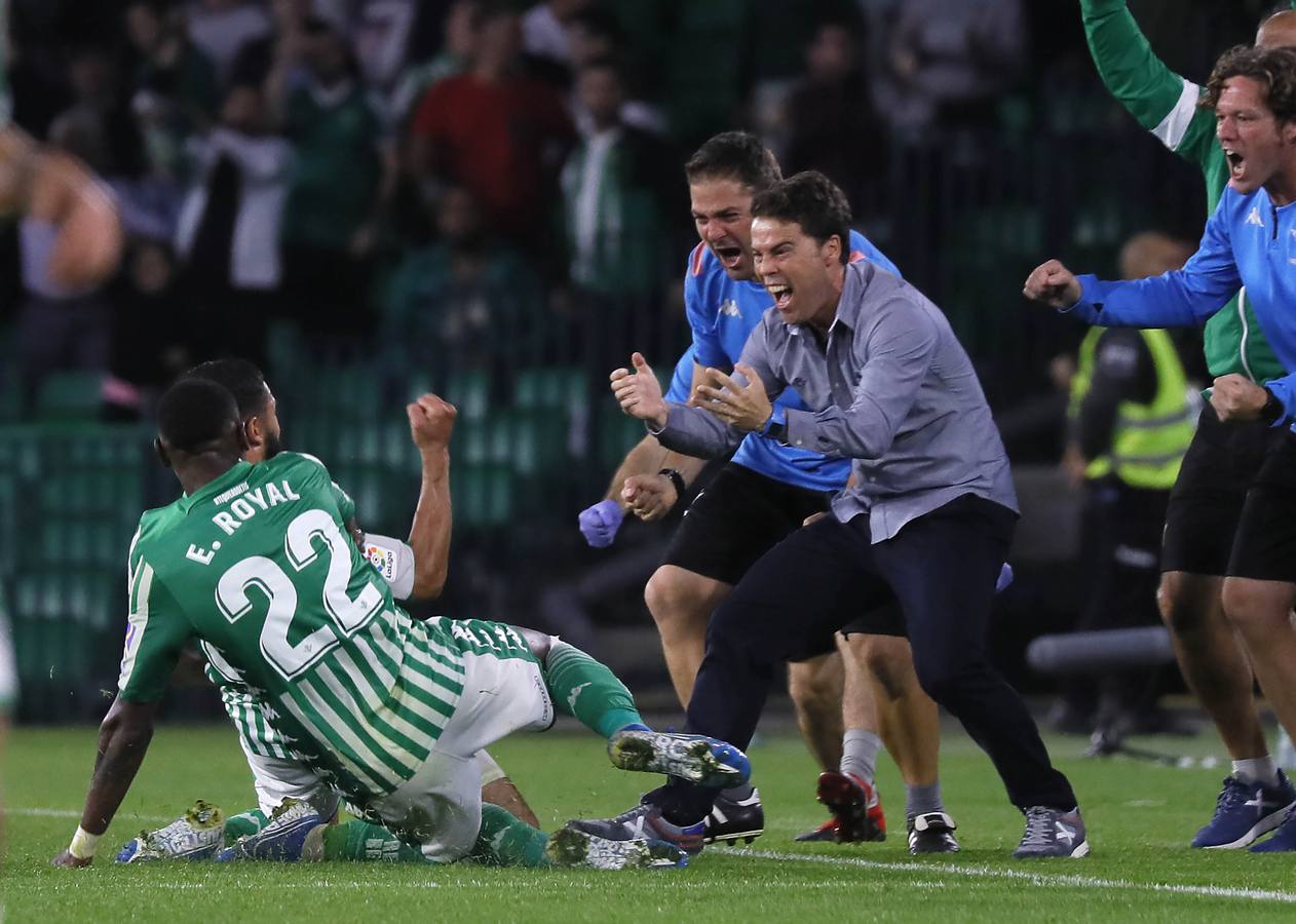 Gol en el descuento del partido Betis-Celta de Vigo que dio el triunfo a los de Rubi