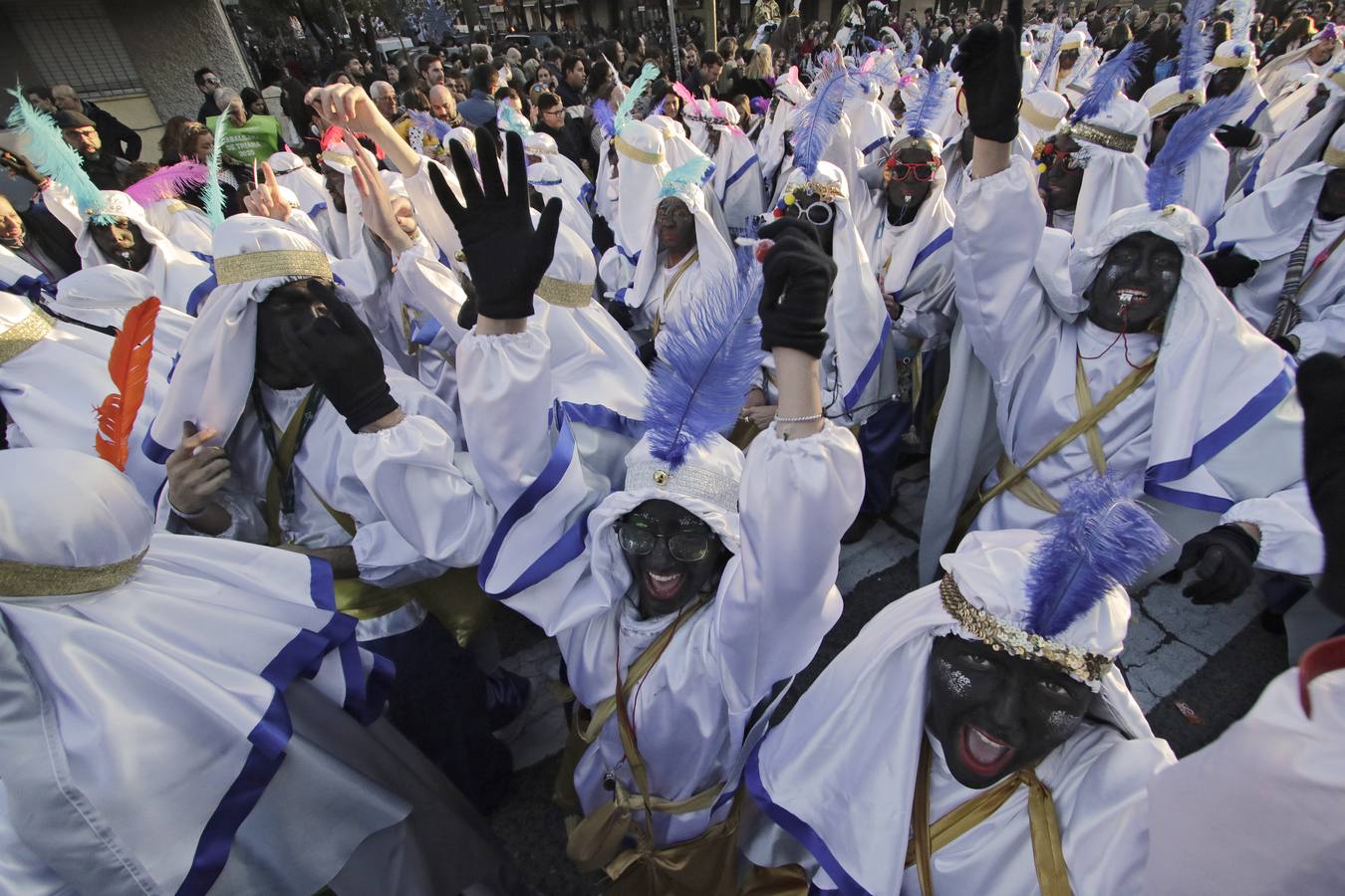 En imágenes, la cabalgata de Reyes Magos de Triana