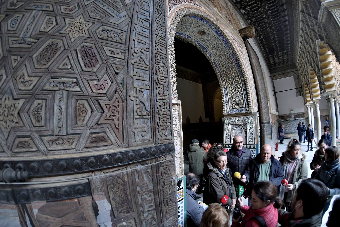 En imágenes, presentación de las obras de restauración del Alcázar de Sevilla