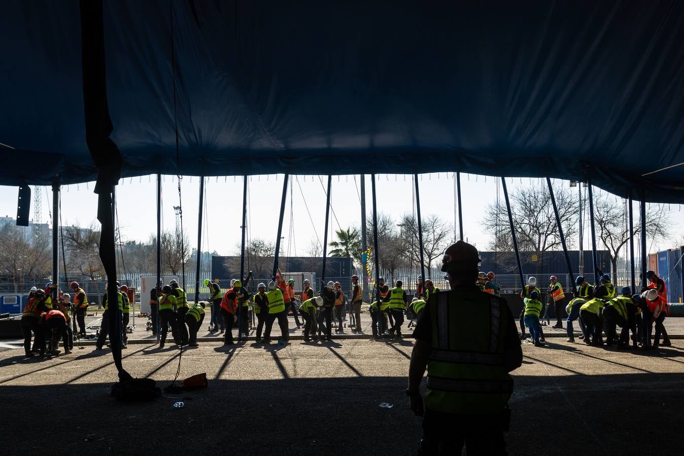 El Circo del Sol levanta su carpa en Sevilla