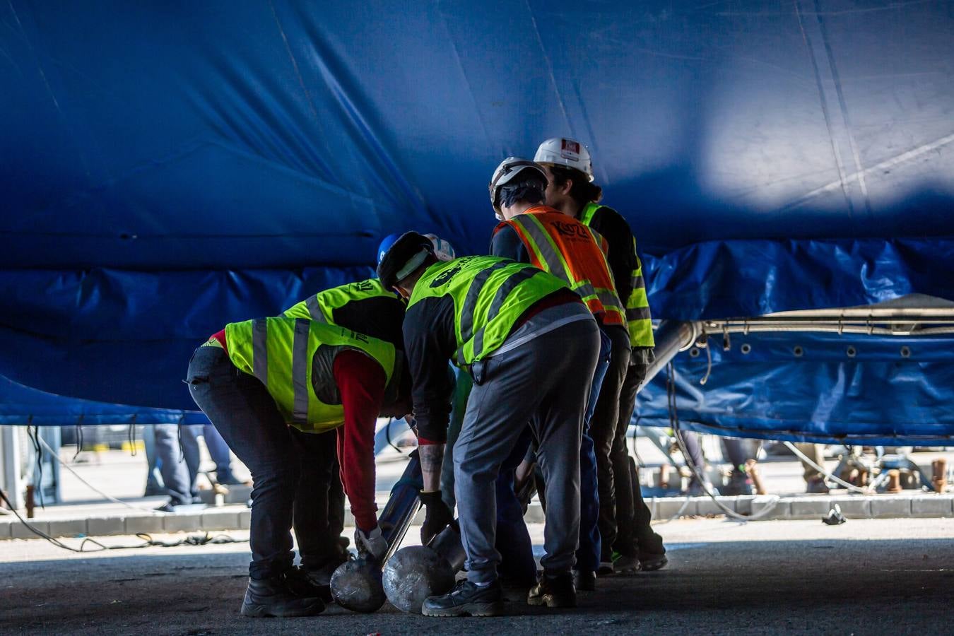 El Circo del Sol levanta su carpa en Sevilla