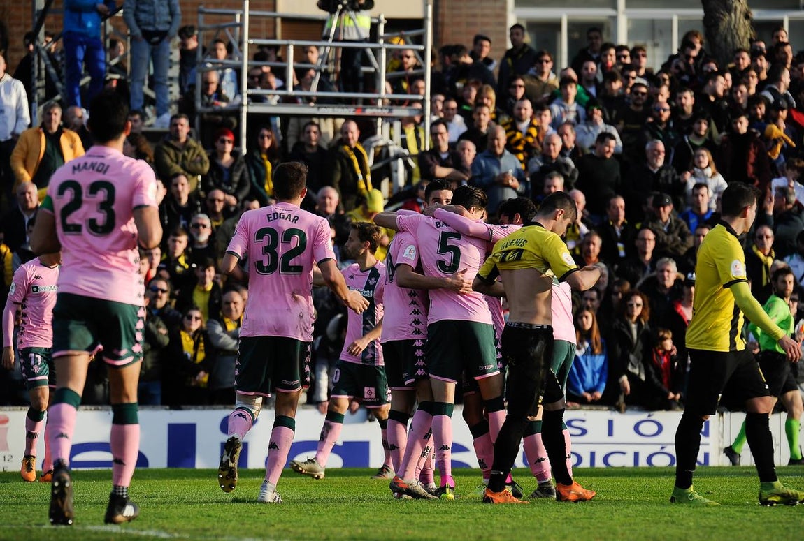 Las mejores imágenes del Portugalete - Real Betis (0-3)