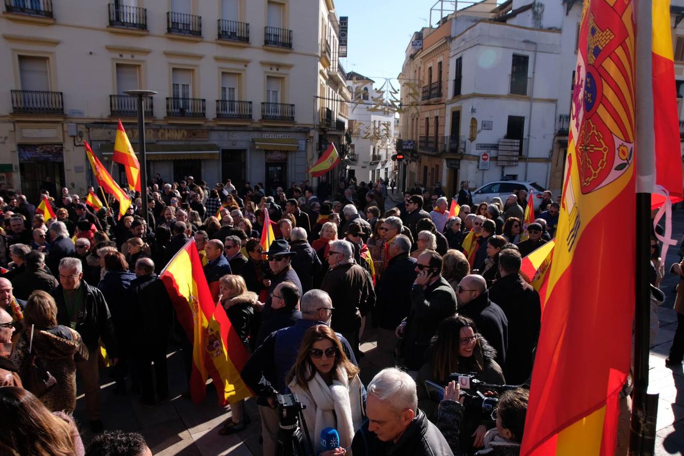 La concentración de VOX en Córdoba, en imágenes