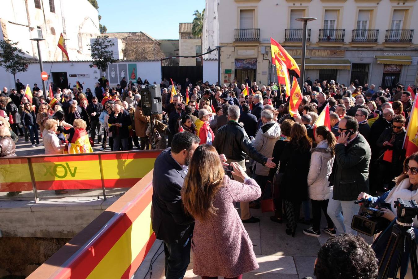 La concentración de VOX en Córdoba, en imágenes