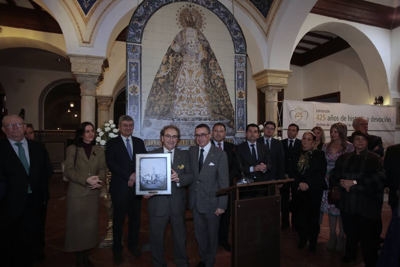 Inauguración de la exposición sobre el Archivo de la Macarena, en imágenes