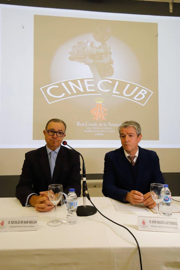 El arranque del Cine Club del Real Círculo de la Amistad de Córdoba, en imágenes