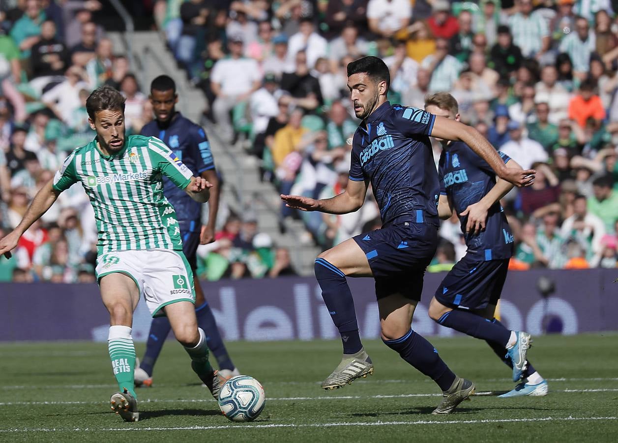 En imágenes, la victoria del Real Betis ante la Real Sociedad en el Villamarín