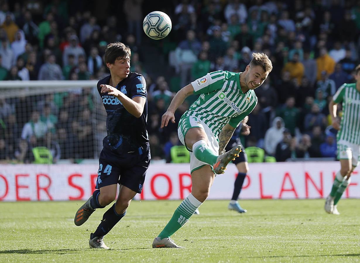 En imágenes, la victoria del Real Betis ante la Real Sociedad en el Villamarín