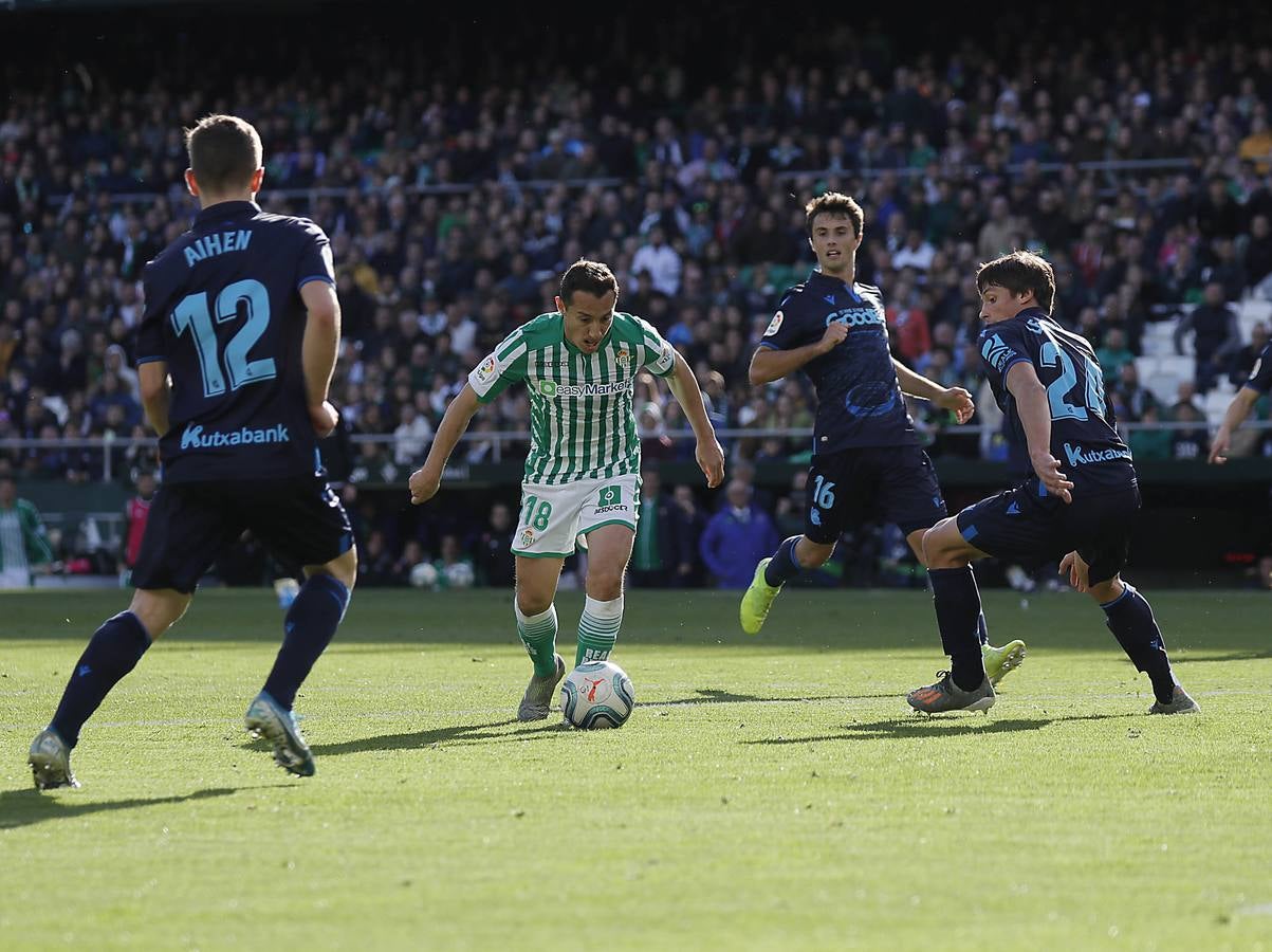 En imágenes, la victoria del Real Betis ante la Real Sociedad en el Villamarín