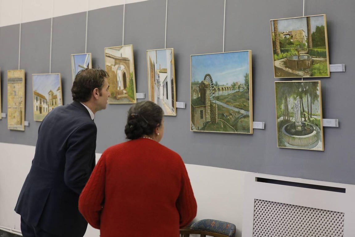 La exposición de José María Puerta en el Círculo de Córdoba, en imágenes