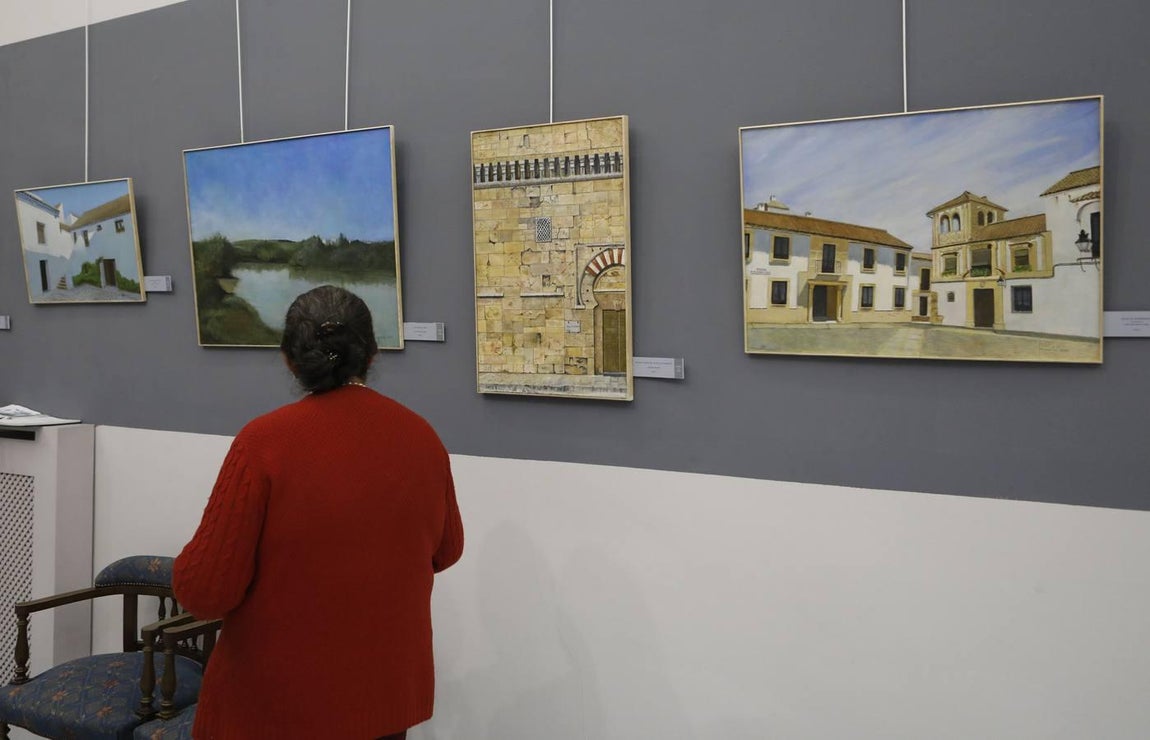 La exposición de José María Puerta en el Círculo de Córdoba, en imágenes