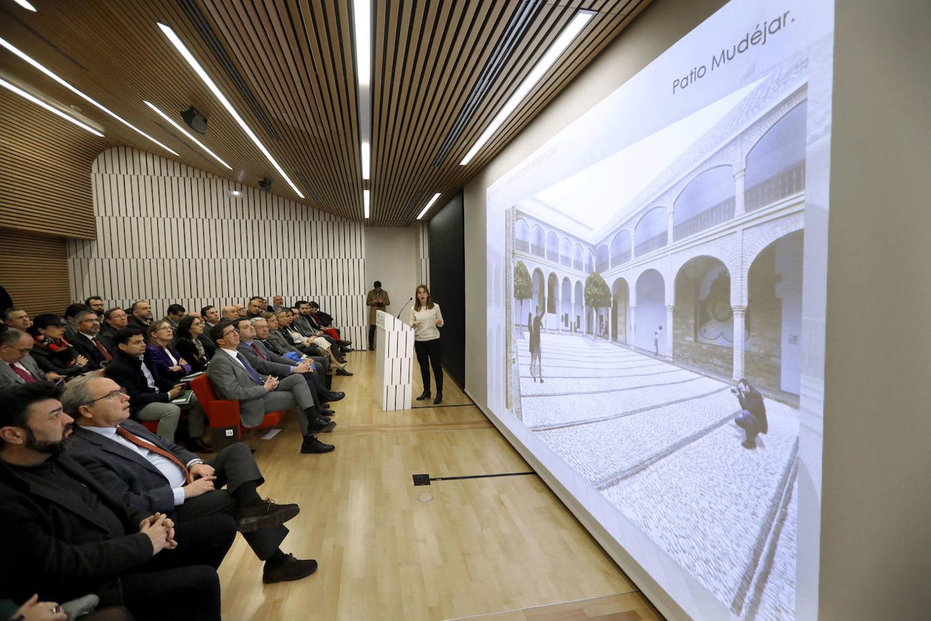 La presentación de las obras del Palacio de Congresos de Córdoba, en imágenes