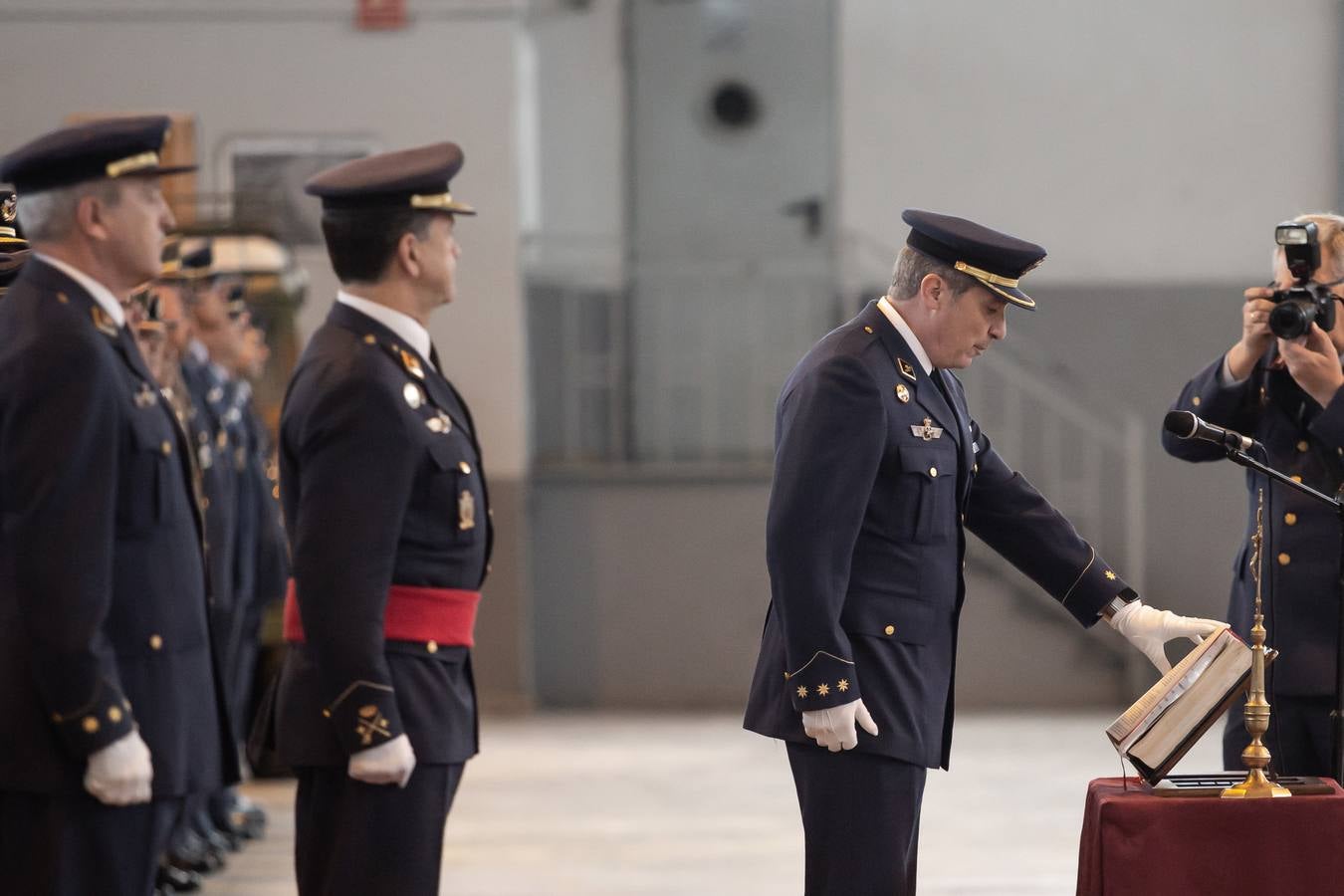 El coronel José Zamorano Bueno, nuevo jefe del acuartelamiento aéreo de Tablada