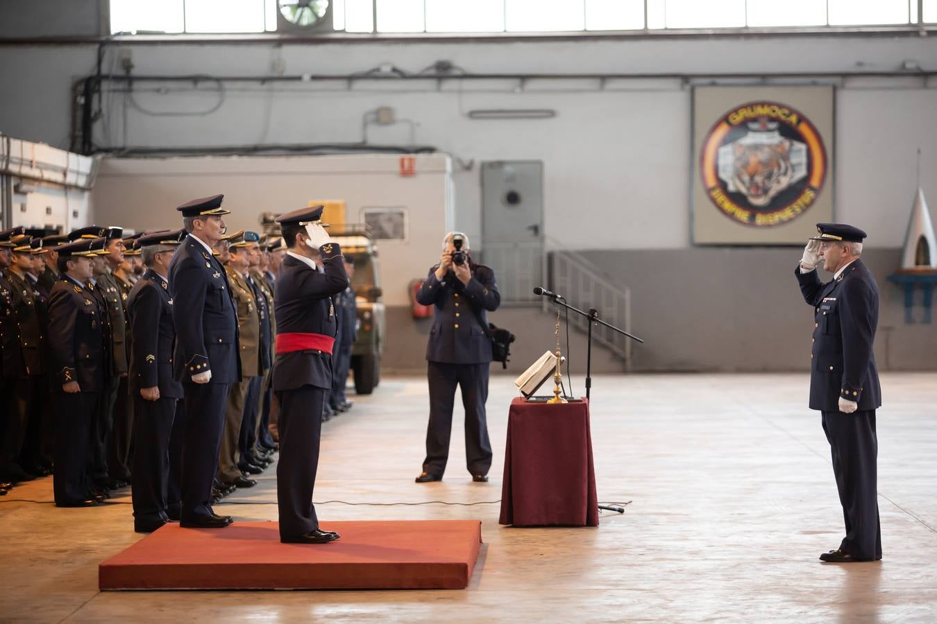 El coronel José Zamorano Bueno, nuevo jefe del acuartelamiento aéreo de Tablada