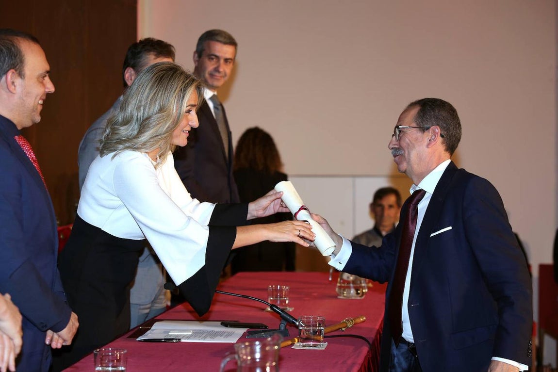 Todos los premiados en el acto de San Ildefonso