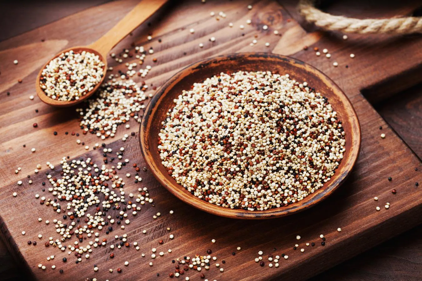 Quinoa. La quinoa aporta 13,8 gramos por cada 100 gramos, según la BEDCA.