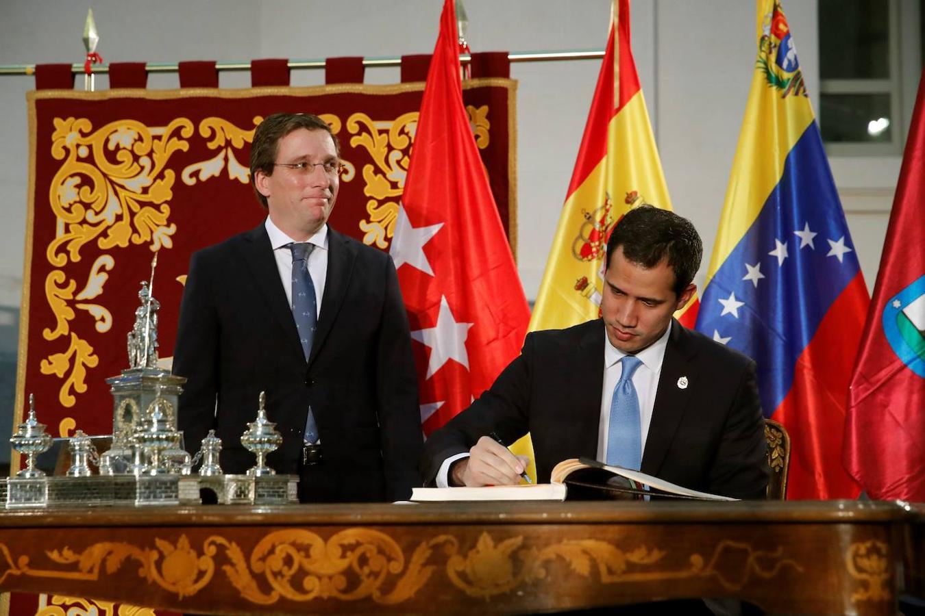 La Visita De Juan Guaidó A Madrid En Imágenes